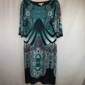 Signature Camryn Women's A-line Art to Wear Dress Sz 10
